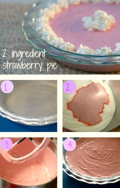 2 ingredient strawberry pie