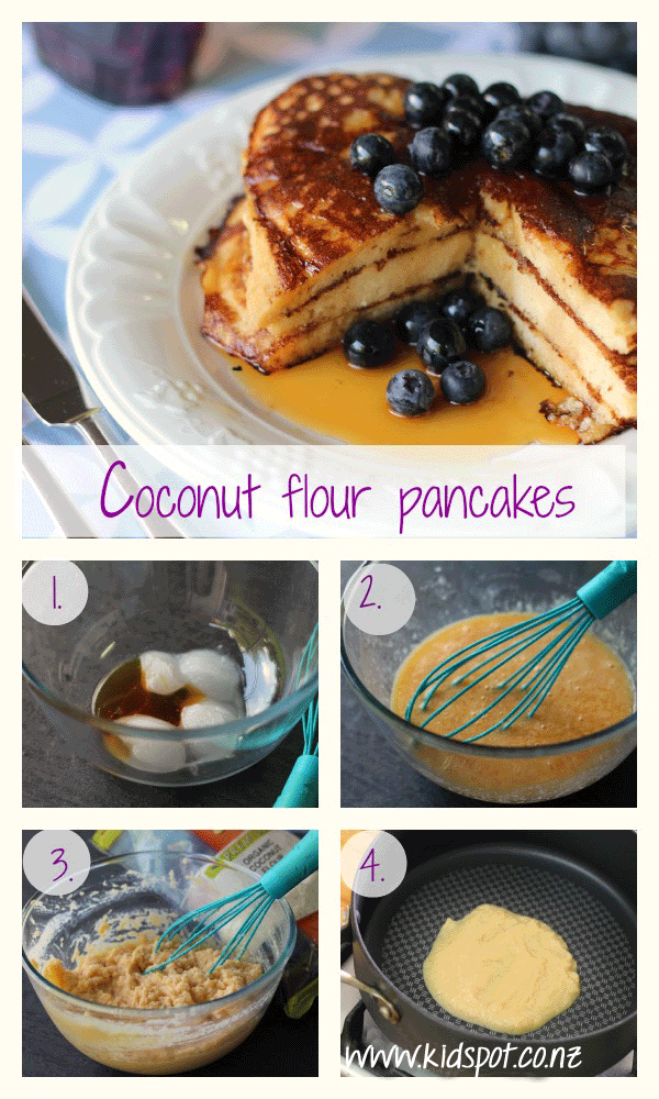 Coconut flour pancakes