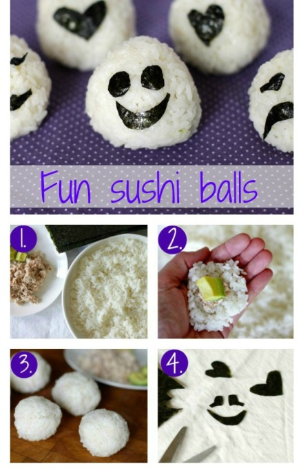 Fun sushi balls