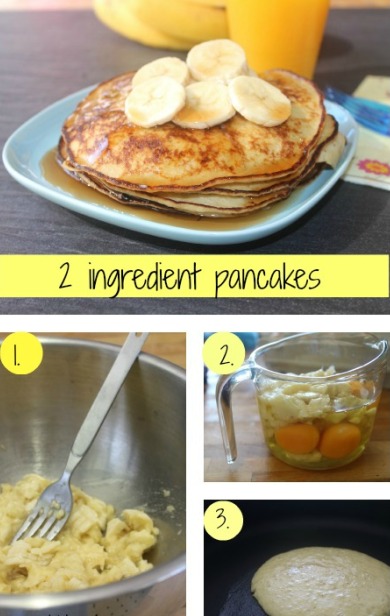 2 ingredient pancakes