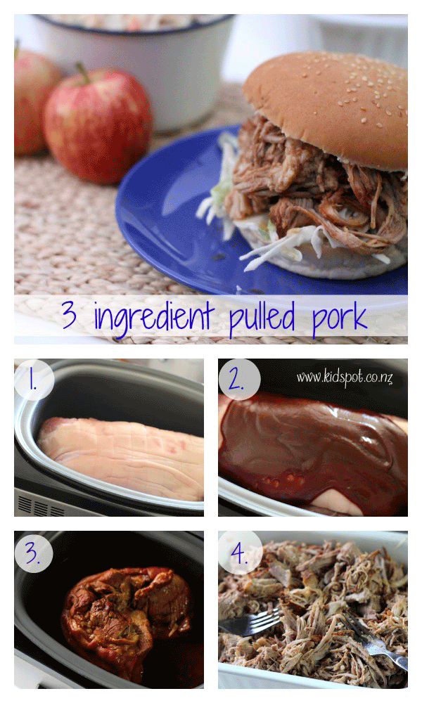  3 ingredient pulled pork
