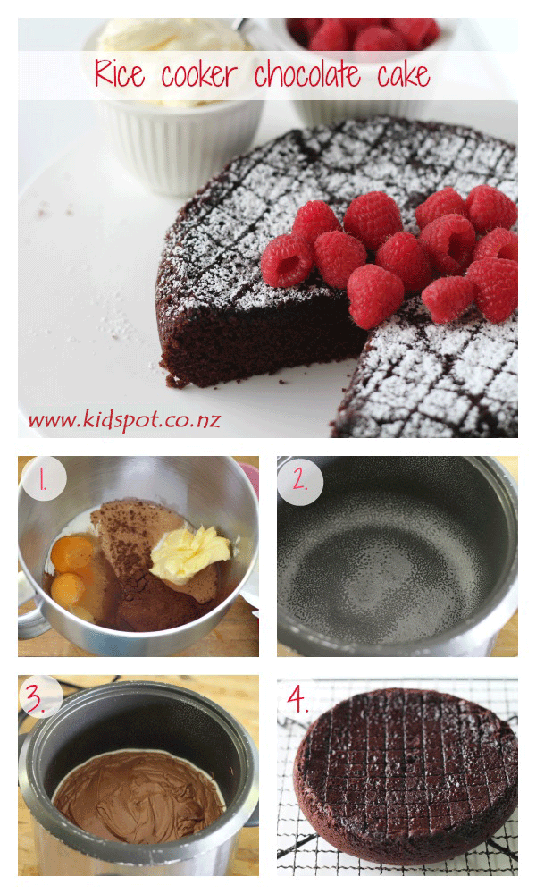 Rice cooker chocolate cake