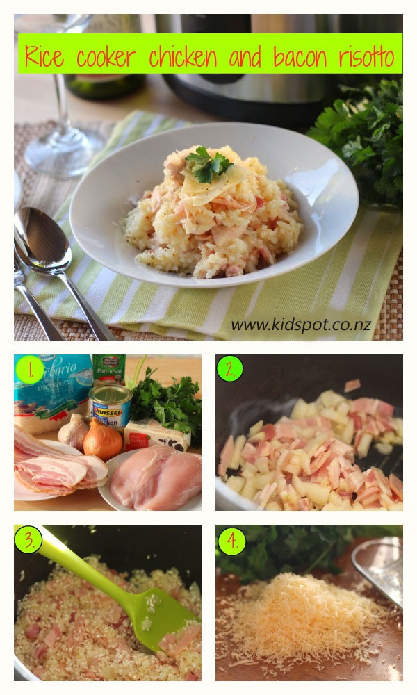 Rice cooker risotto