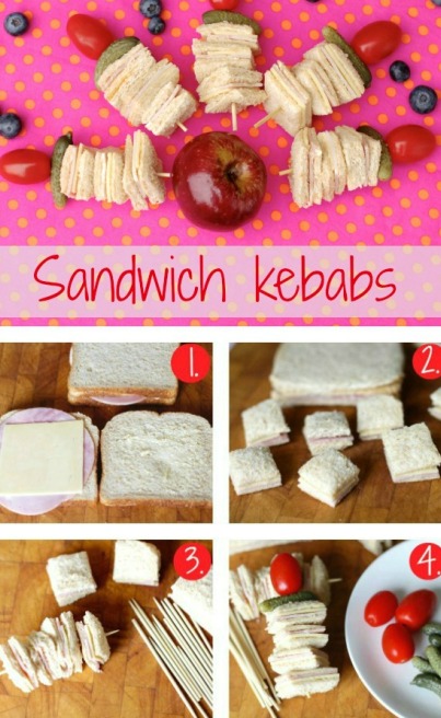 Sandwich kebabs