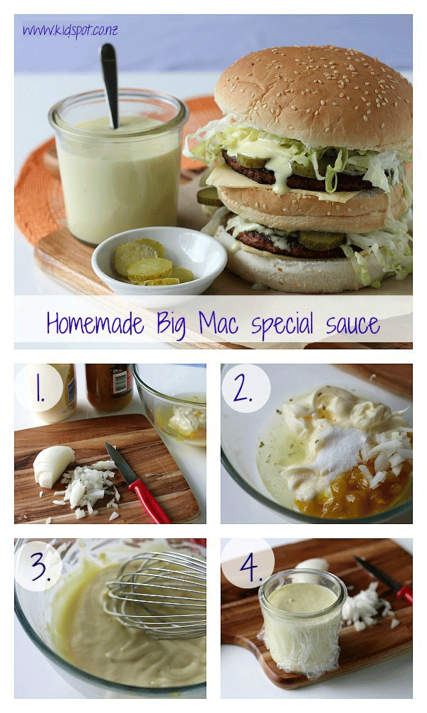 Homemade big mac special sauce