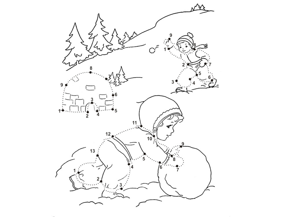 FREE Printable Winter Dot Printables for Toddlers & Preschoolers