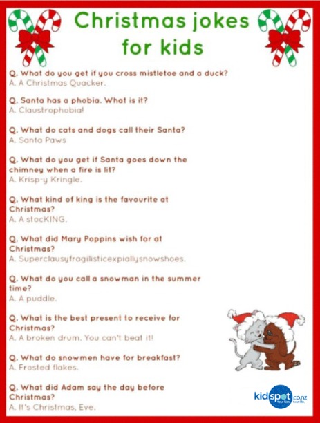 The Best Christmas Jokes Ever Kids