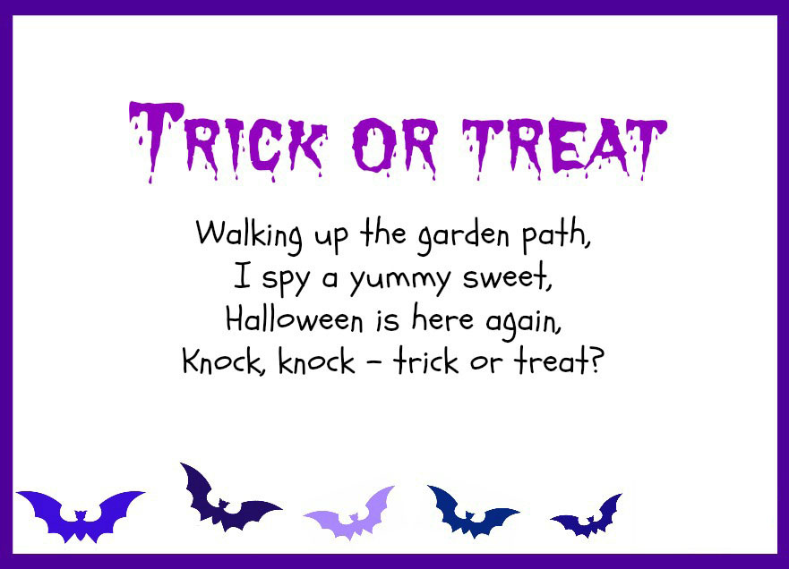 Resultado de imagen de halloween poems for kids