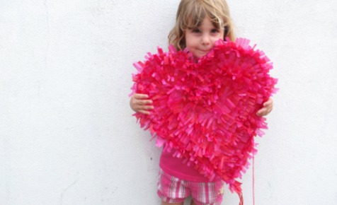 Make your own heart kite