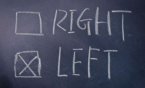left vs right